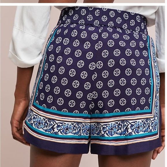 Anthropologie/ETT TWA Sydney Scarf Printed Short - Picture 2 of 12